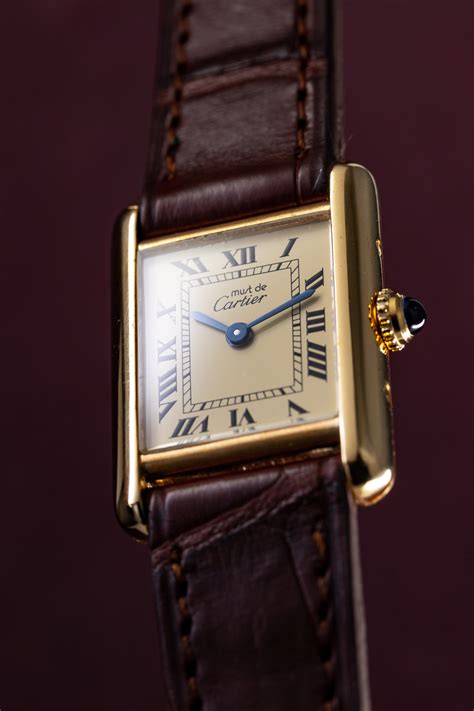 cartier tank vermeil price.